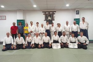 Entrega grado Dan del Hombu Dojo  Japon