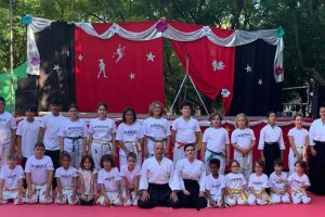 Demostración de Aikido en Fiestas verano 2022 Son Cotoner