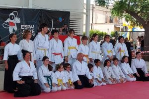 Demostración Aikido en el FrikiFest 2022 de Marratxi.