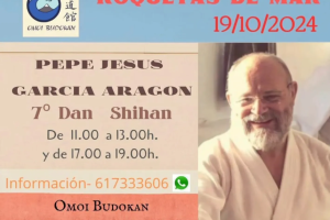 Seminario de Shihan Pepe Jesús García 7° Dan Aikikai en Roquetas de Mar.