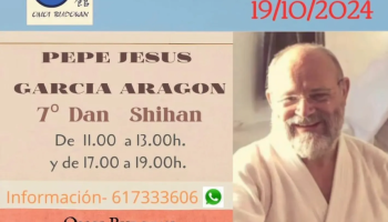 Seminario de Shihan Pepe Jesús García 7° Dan Aikikai en Roquetas de Mar.